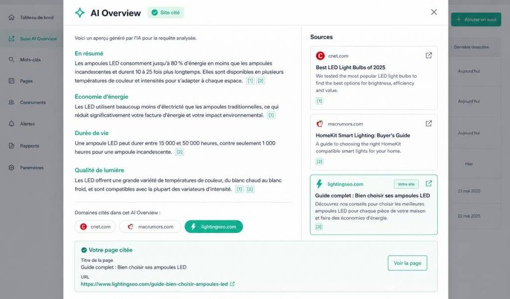 Suivi de position Google : le guide complet pour piloter sa visibilité avec LightingSEO