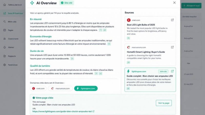 Suivi de position Google : le guide complet pour piloter sa visibilité avec LightingSEO