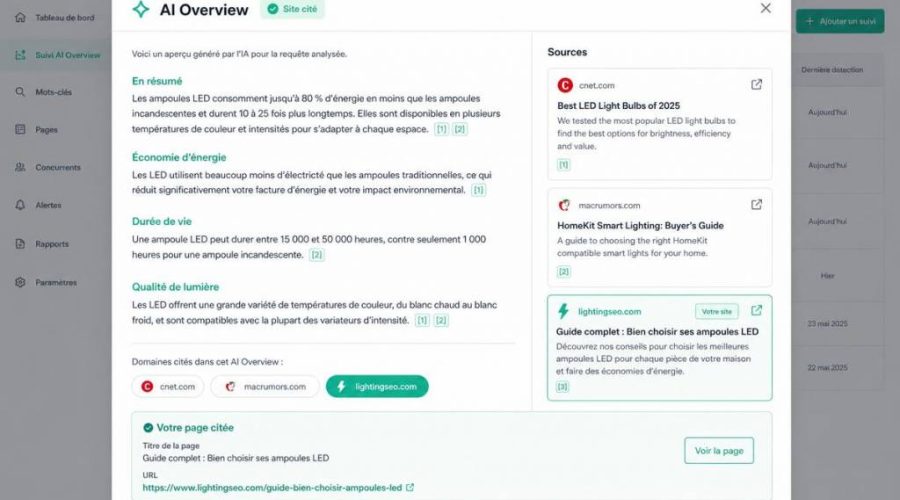 Suivi de position Google : le guide complet pour piloter sa visibilité avec LightingSEO